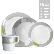 Lot de vaisselle Mlamine TULIPE