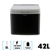 Glacire 42L  absorption 12V, 230V et Gaz MESTIC MAC-40 AC/DC