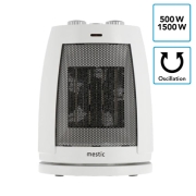 Chauffage Oscillant céramique 500 à 1500W MESTIC