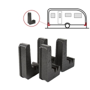 Lot de 4 entretoises d'angle pour housse Camping-car caravane