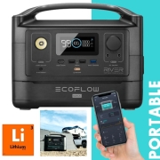 Batterie Lithium Portable ECOFLOW RIVER MAX 48Ah