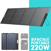 Panneau solaire portable bifaciale 220W Next Gen ECOFLOW