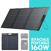 Panneau solaire portable bifaciale 160W Lightweight ECOFLOW