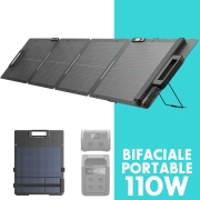 Panneau solaire portable bifaciale 110W Lightweight ECOFLOW