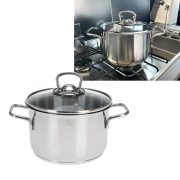 Casserole acier inoxydable 16 cm avec couvercle