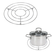 Dessous de plat inox rond 20 cm