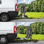 Porte-v�los coulissant sur attelage Enduro SD260