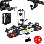 Porte-v�los pour attelage Premium 2 Plus porte hayon EUFAB