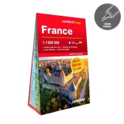 Mini Carte de France plastifiée 2023