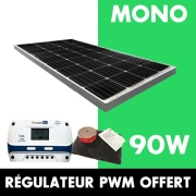 Panneau solaire E-ssential Flat INOVTECH 90W + Kit collage 3M OFFERT