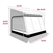 Auvent EASYLINK THULE 3m10 Reconditionné