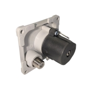 Prise 12V allume cigare avec prise TV gris