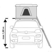 Echelle alu AUTOHOME 190 cm