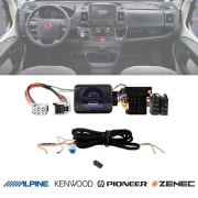 Interface commande volant Ducato autoradio Alpine Pioneer Kenwood Zenec