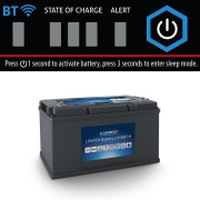 Batterie Lithium chauffante 100Ah Bluetooth Carbest