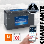 Batterie Lithium chauffante 100Ah Bluetooth Carbest