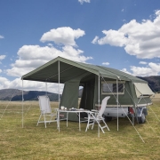 Caravane pliante CAMPTRAIL 750 Trigano essieu frein