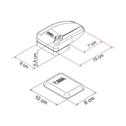 Serrure Safe Door 3 FIAMMA Noir - Lot de 3