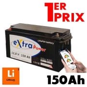 Batterie Lithium EXTRAPOWER 12V 150Ah Bluetooth