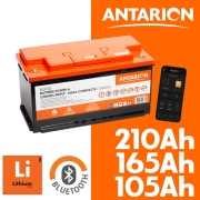 Batterie Lithium 12V 105-165-210 Ah Bluetooth Power Plus ANTARION