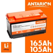 Batterie Lithium 12V 105-165 Ah Bluetooth Power+ ANTARION