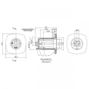 Serrure ZADI DOOR LOCK noire
