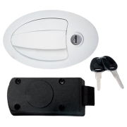 Serrure Complète FAP OVALE GM - Camping-car, caravane, fourgon