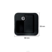 Serrure complte FAP 1059 noire