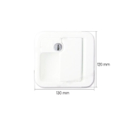 Serrure complte FAP 1059 blanche