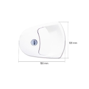 Serrure FAP 1125 blanche