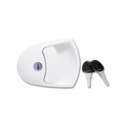 Poigne FAP 1125 blanche avec barillet