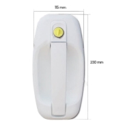 Serrure extrieure STAR 1115 FAP Blanche