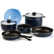 DESTOCKAGE Popote alu Verbania 22 cm 8+1 pièces