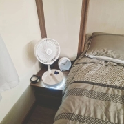 Ventilateur portable extensible rechargeable USB INCASA