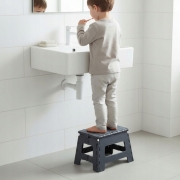 Marchepied pliant antidrapant 150 kg - Gris