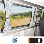 Rideaux occultants SOPLAIR Arrire 5 pices VW T4 chassis court