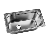 vier rectangulaire inox