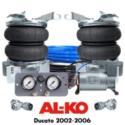 Suspension Assist'air ALDEN  + compresseur pour Ducato ALKO
