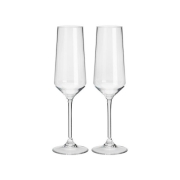 Lot de 2 flutes  champagne SAVOY