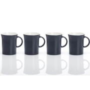 Lot de 4 Mugs Mlamine Two Tone