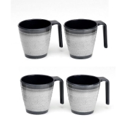 Lot de 4 Mugs Mlamine GRANITE