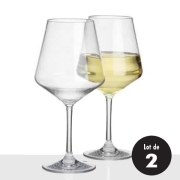 Lot de 2 verres  vin SAVOY