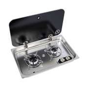 R�chaud 2 feux CARBEST 530x326mm