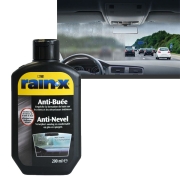 Rain-X Lave Glace Voiture Traitement Anti Pluie Pare Brise Technologie  Hydrophobe, Bain et Miroirs 200 ml Insecte