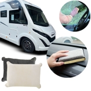 ponge double face chamoise/microfibre
