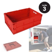 Lot de 3 Bacs de rangement GARAGE BOX FIAMMA