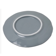 Assiette plate Melamine Pearl base anti-drapante