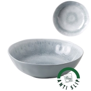 Assiette creuse Melamine Pearl base anti-drapante