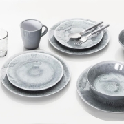 Assiette  dessert Melamine Pearl base anti-drapante
