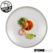Assiette plate Mlamine 25cm Amade base anti-drapante BRUNNER